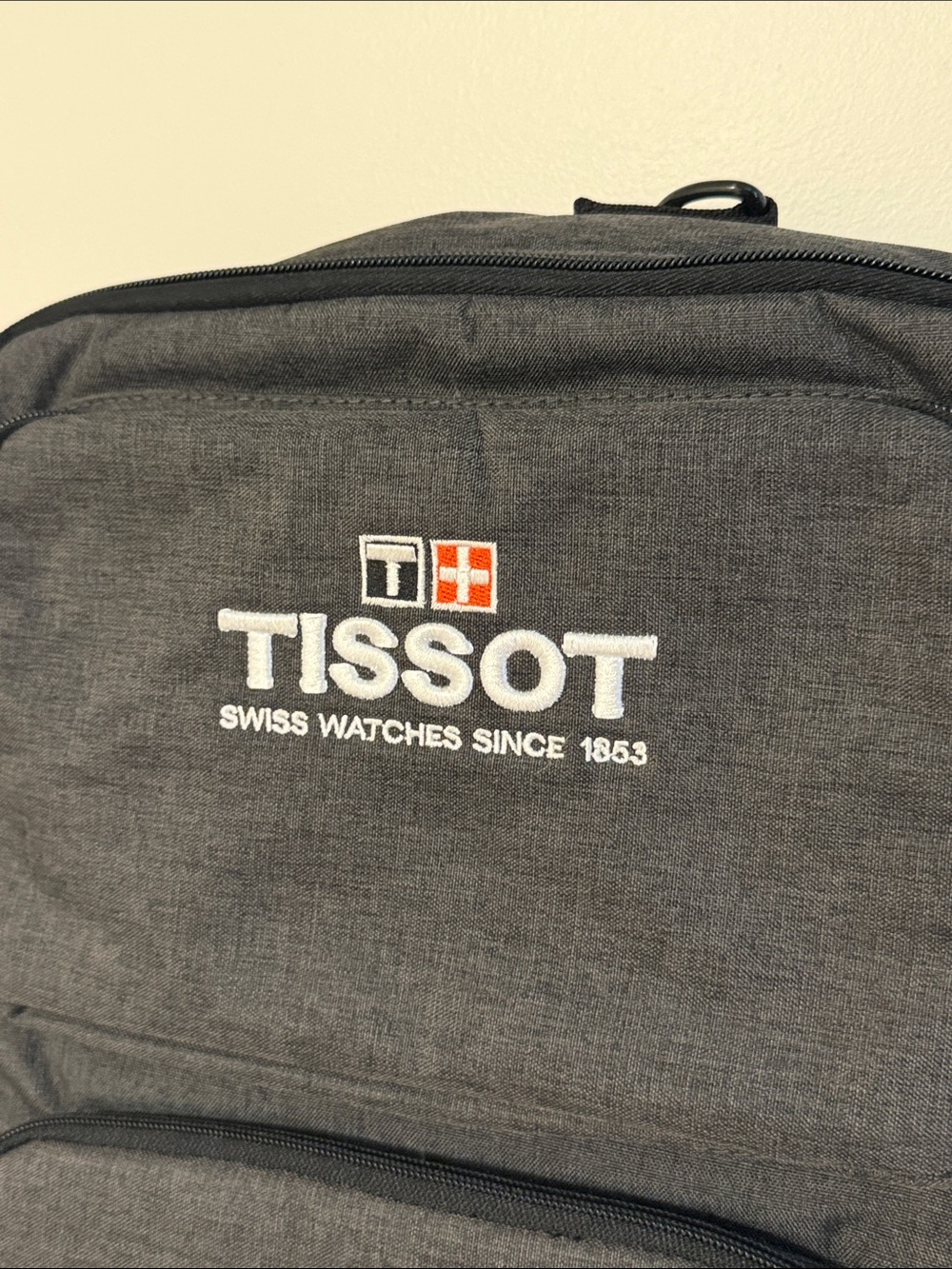 NWOT Tissot Gray Travel Backpack - Picture 5 of 5